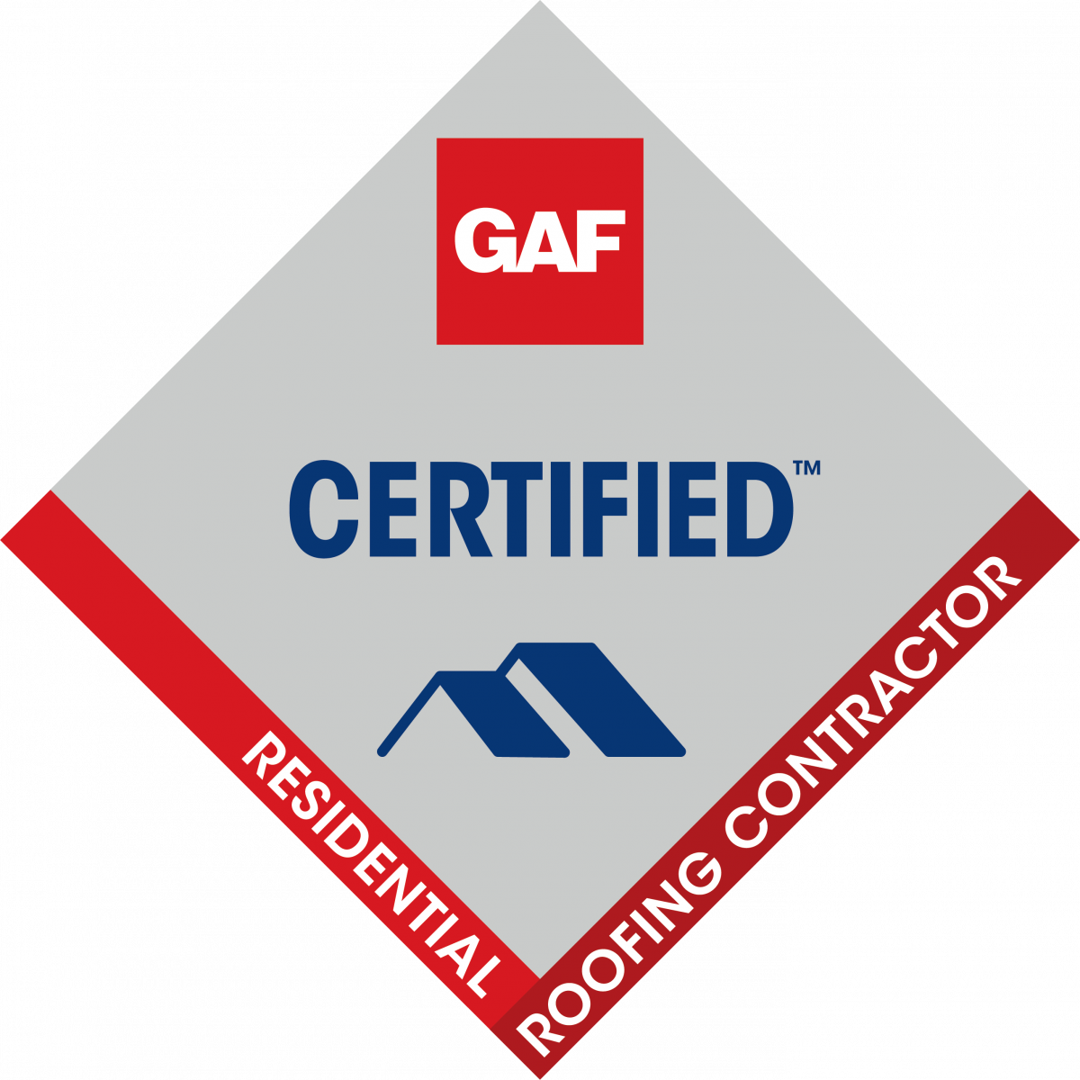 GAF Certified Residential Roofing Contractor logo
